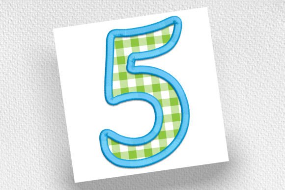 Number 5 Applique: A Smart Embroidery Choice for Small Business Branding